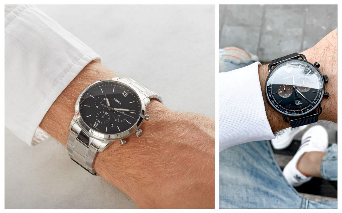 Хронограф твого стилю: Fossil Neutra vs Emporio Armani Aviator
